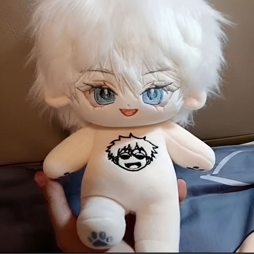 DOLL GOJO SATORU BONEKA GOJO SATORU 20CM FREE BAJU