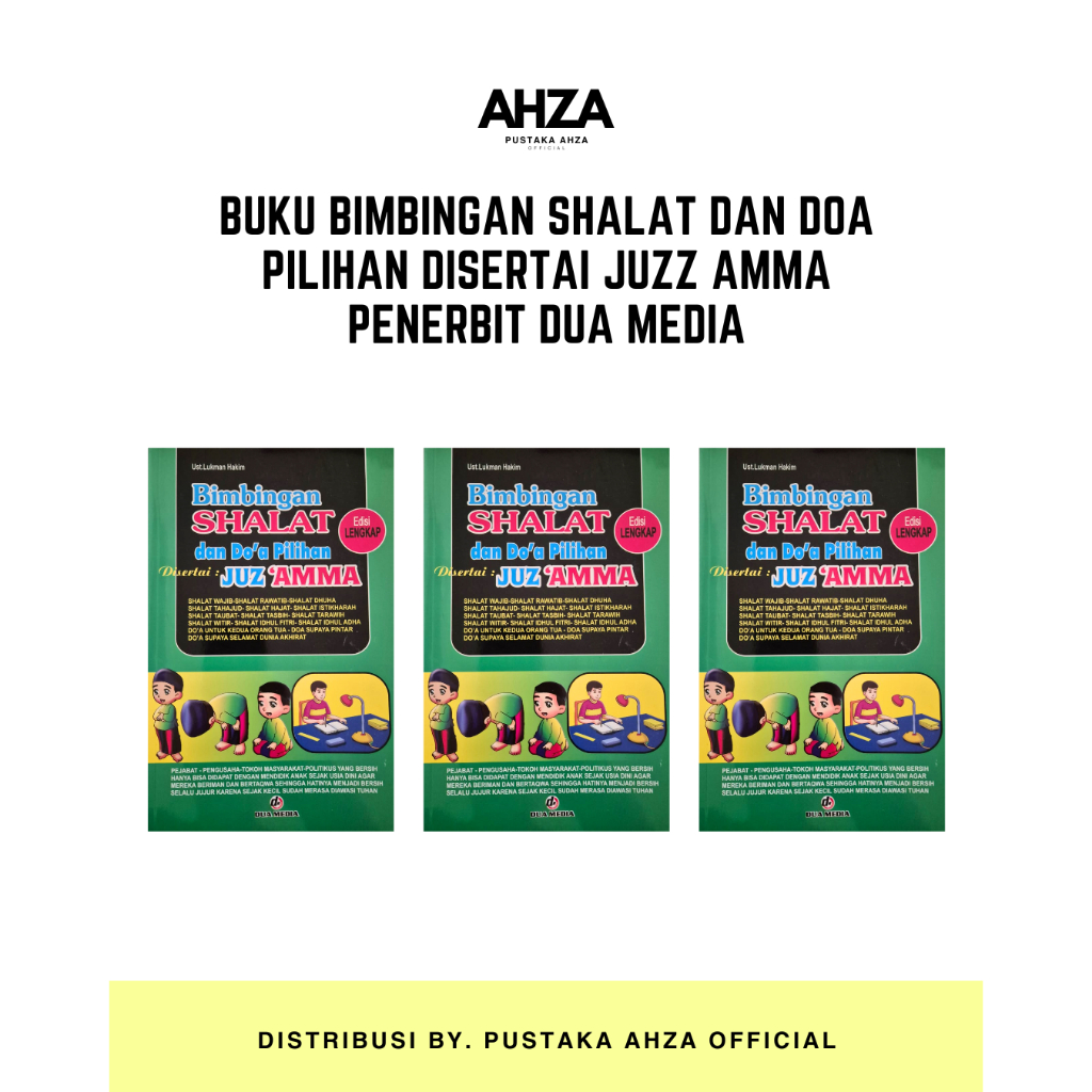 Buku Bimbingan Shalat dan Doa Pilihan disertai Juzz Amma Penerbit Dua Media