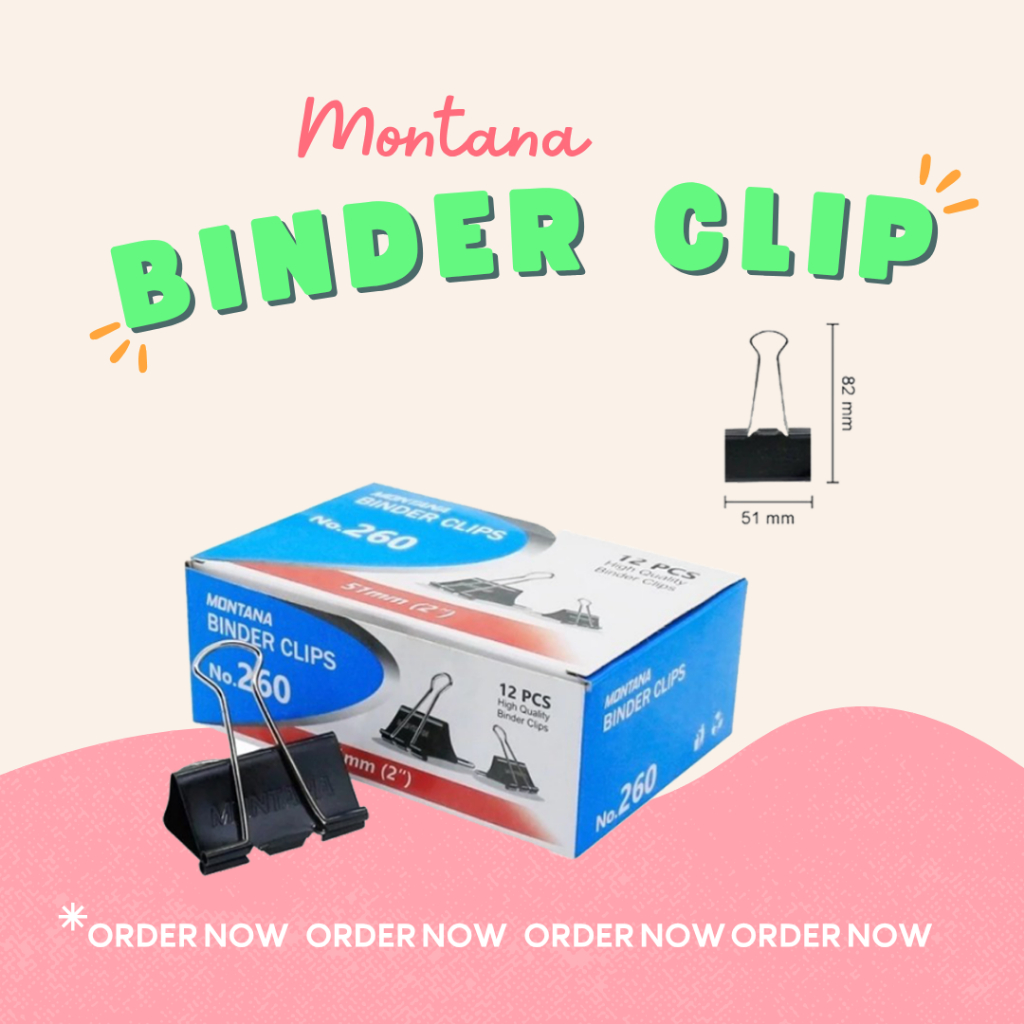 

Binder Clip 260 / Binder Klip No 260 / Klip Penjepit Kertas