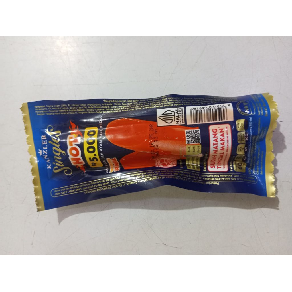 

Kz sosis singles hot 35 gr