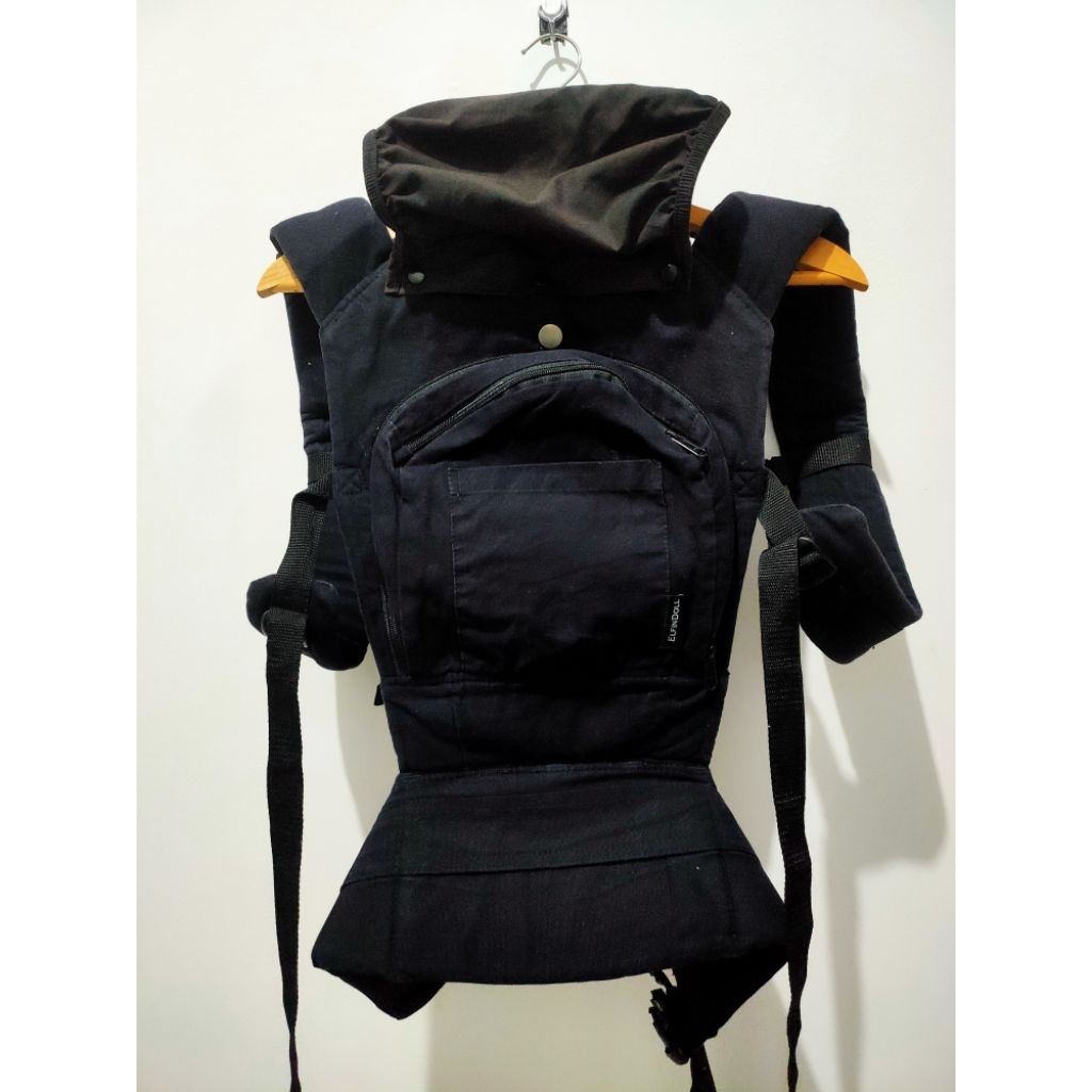 Gendongan bayi m shape PL Second SSC Preloved Elfindol hitam