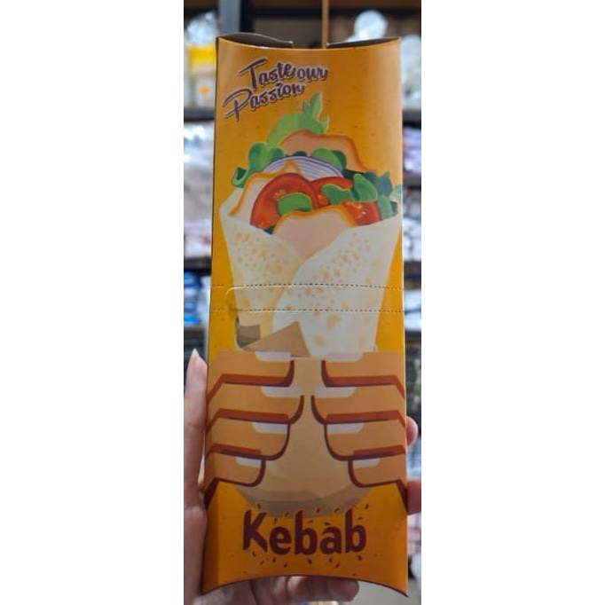 

BUNGKUS KEBAB LICIN ISI 50pcs bahan tebal.