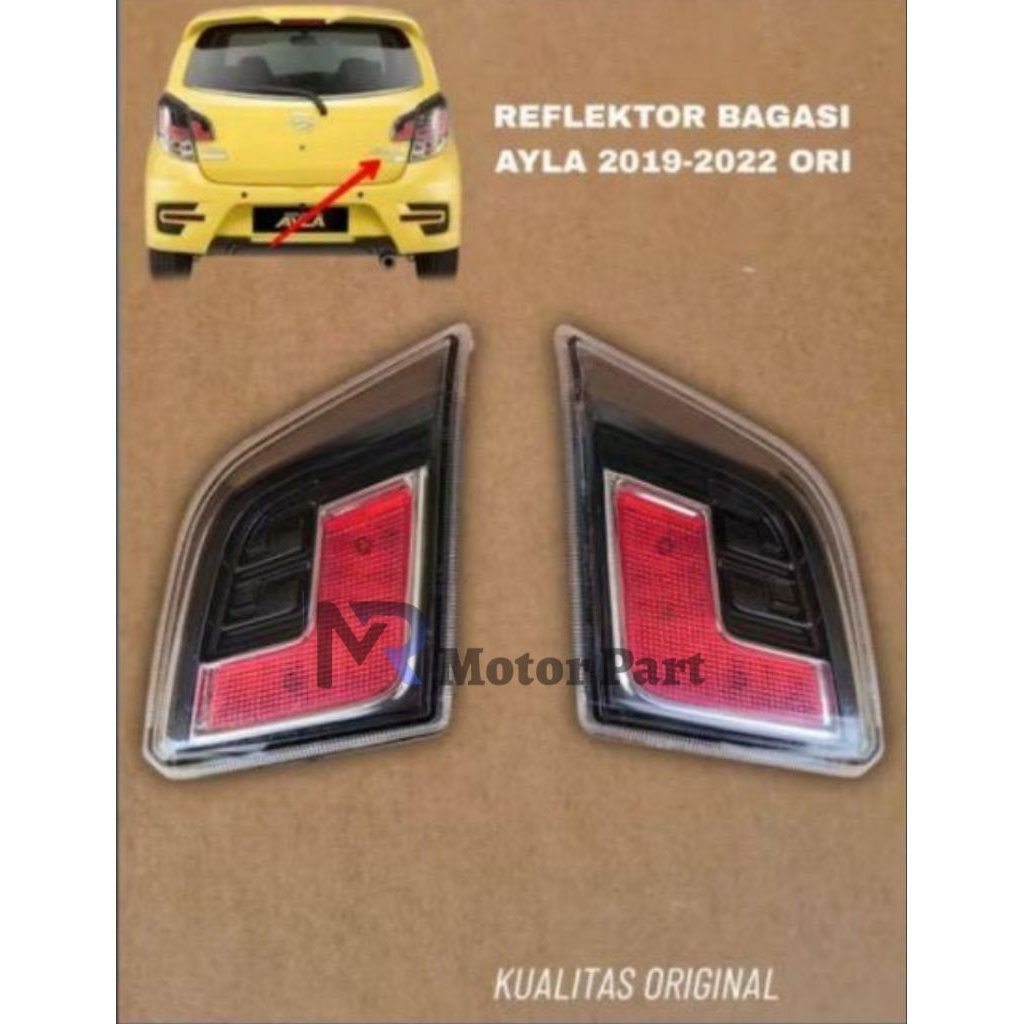 Lampu Bagasi Ayla Agya 2019-2023 Reflektor Ori