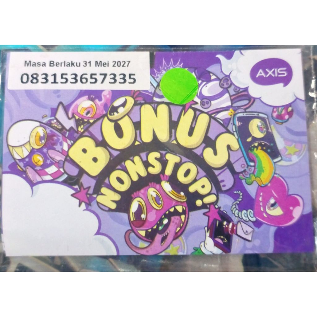 KARTU PERDANA AXIS 0K wajib inject