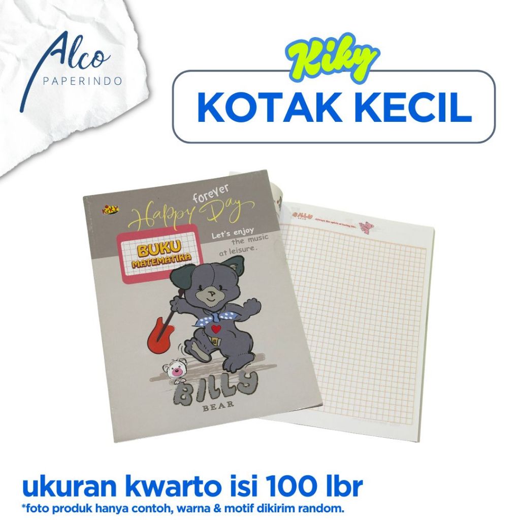 

BUKU KOTAK KECIL KIKY ISI 100 LEMBAR