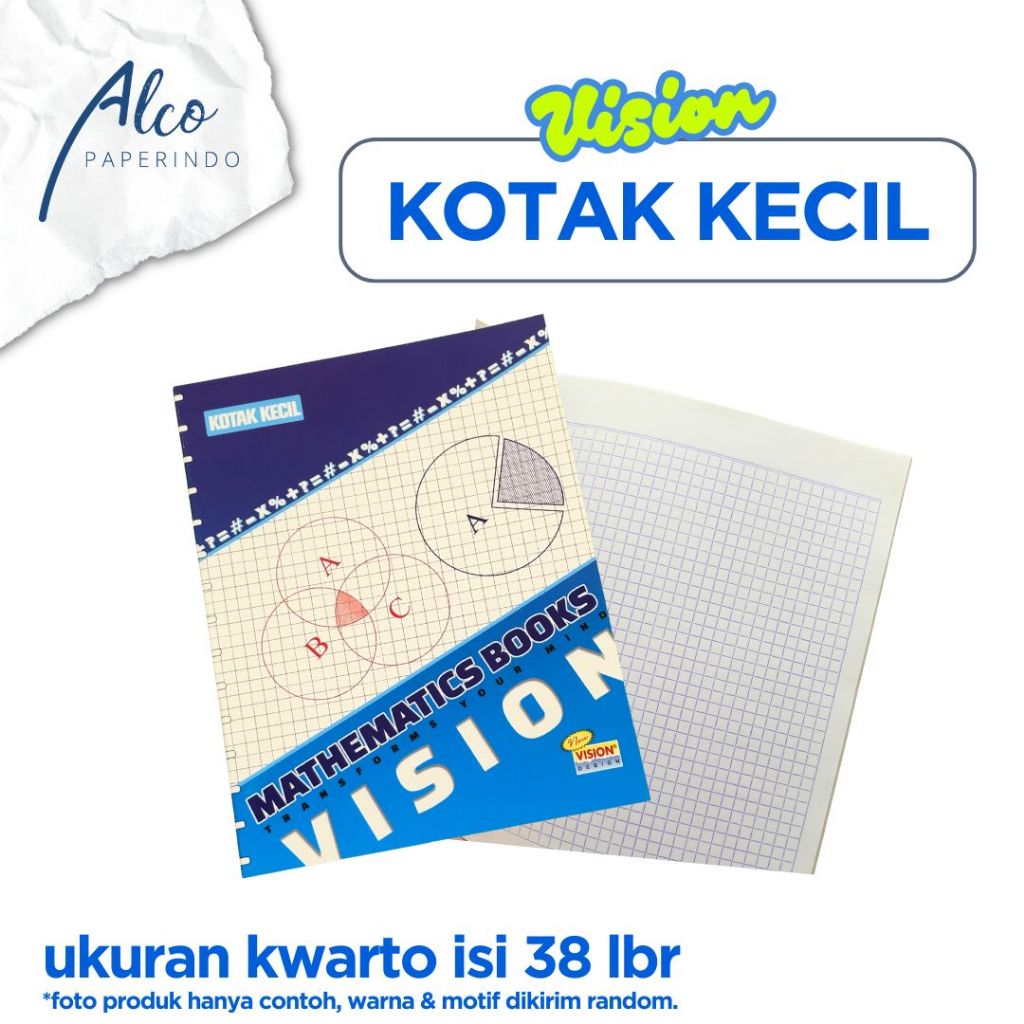

BUKU KOTAK KECIL VISION ISI 38 LEMBAR