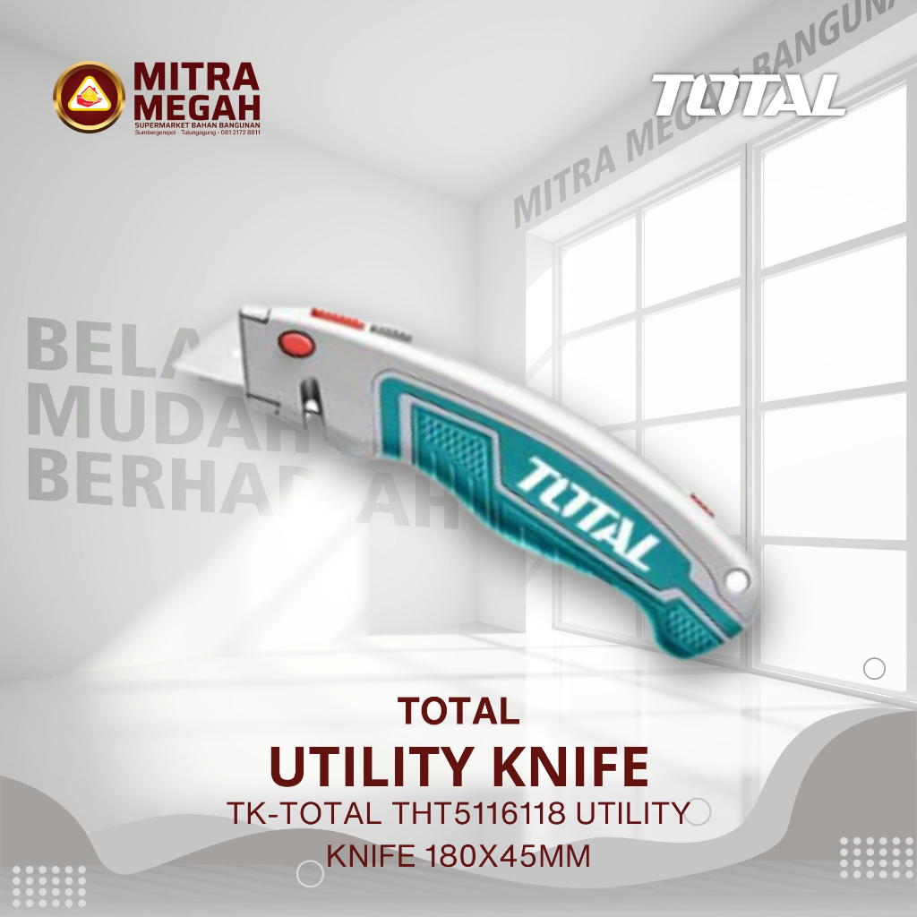 

TK-TOTAL THT5116118 UTILITY KNIFE 180X45MM