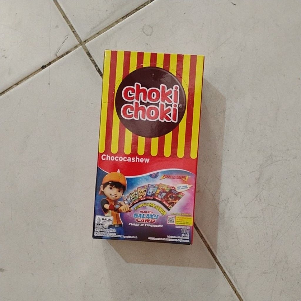 

Choki choki Chococashew Pack Spesial Boboiboy Isi @20 x 9gram