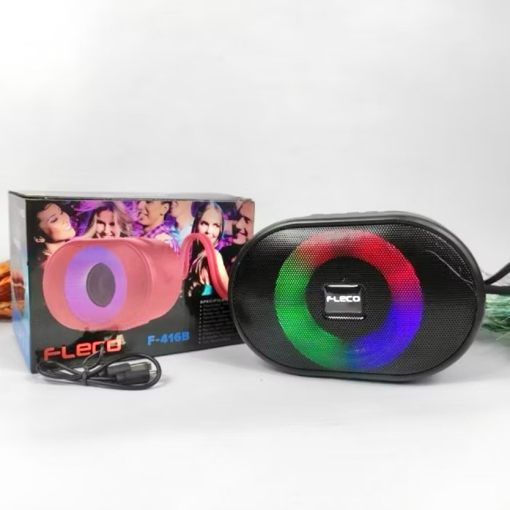 Speaker Bluetooth Portable Bass FLECO F-416B Wireless Bluetooth / USB / TF Card / Radio