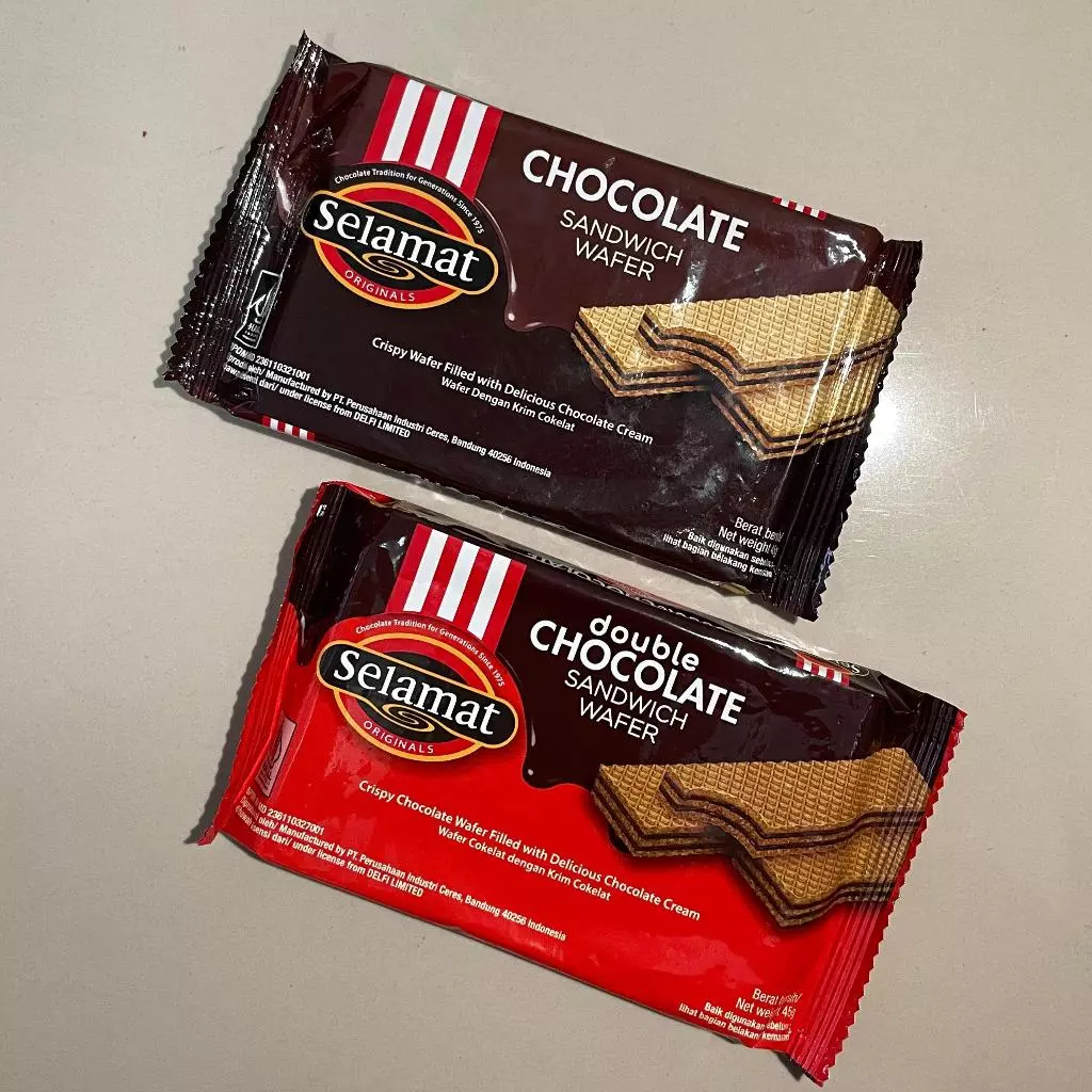 

WAFER COKLAT SELAMAT 45GR ( 1 pcs )