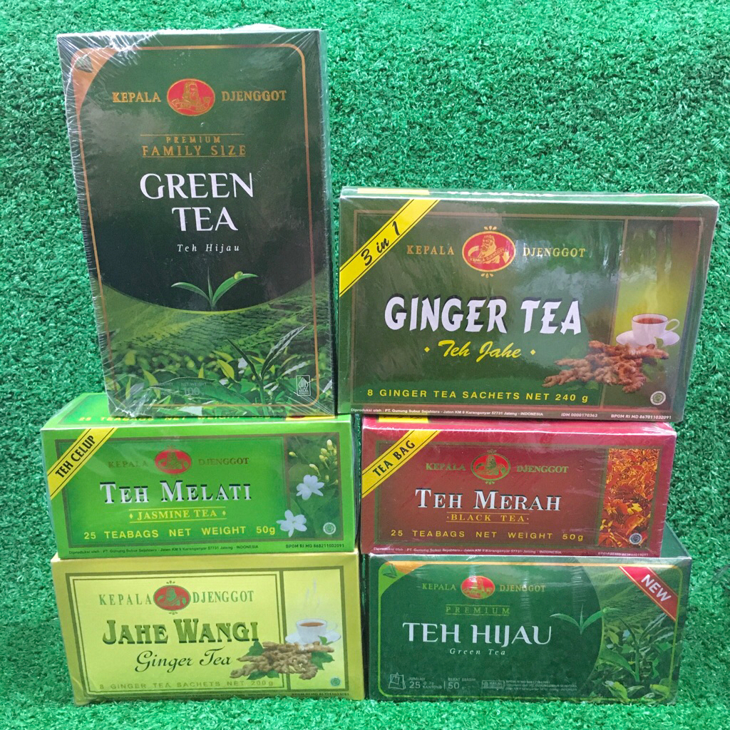 

Kepala Djenggot Teh Ginger Tea / Black Tea / Jasmine Tea / Green Tea HALAL