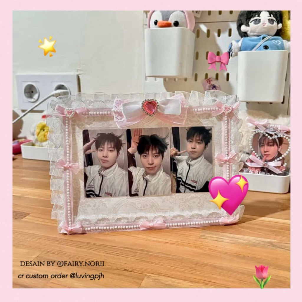 Acrylic Frame Decoration Photocard || Photocard Deco * PLEASE READ DESKRIPSI BEFORE ORDER*