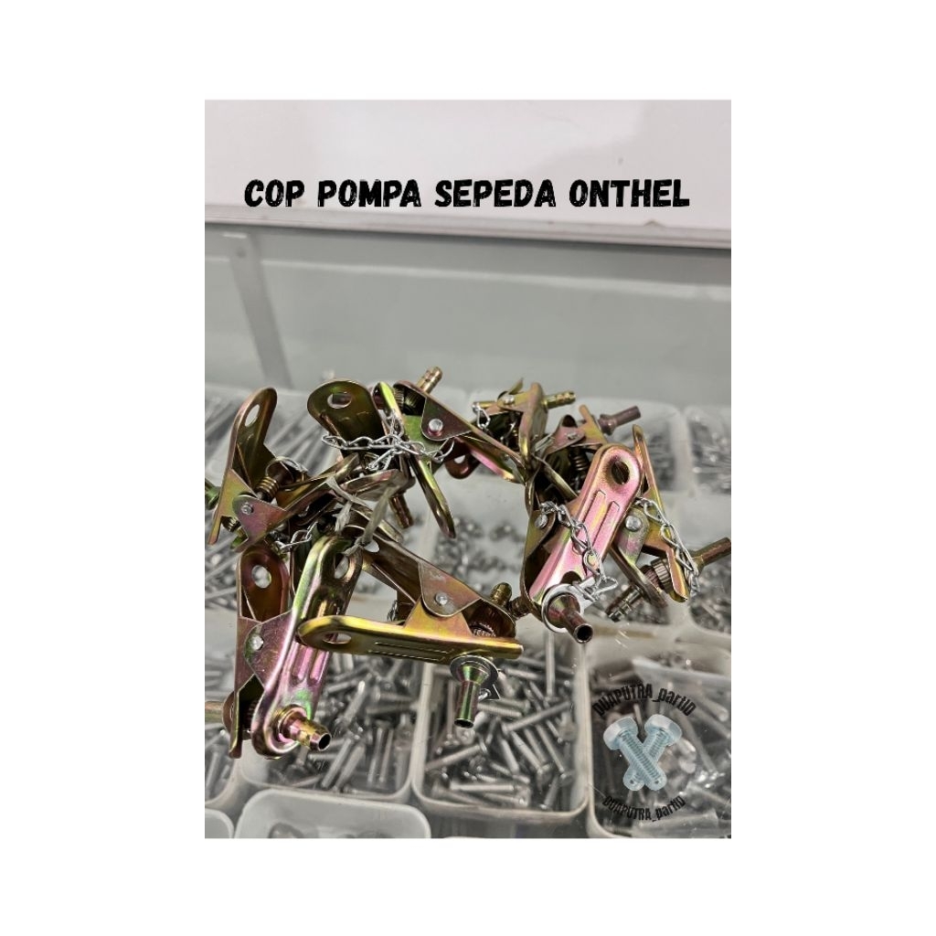 Cop pompa angin sepeda onthel kepala pompa nepel cop pompa ban sepeda ontel material besi kuat