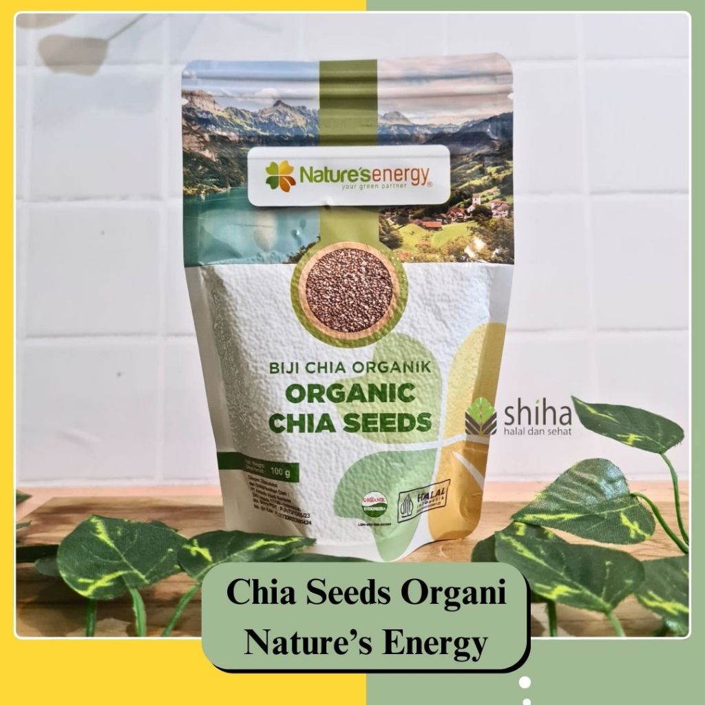 

SHIHA - Nature's Energy Organic Chia Seeds 100gr | Biji Chia Organik