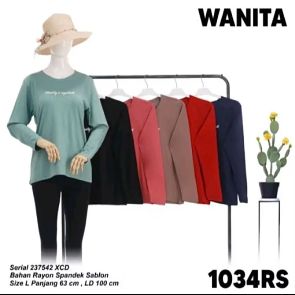 Kaos Lemone panjang / kaos panjang cewek / kaos panjang cewek bagus / kaos panjang wanita / kaos lem