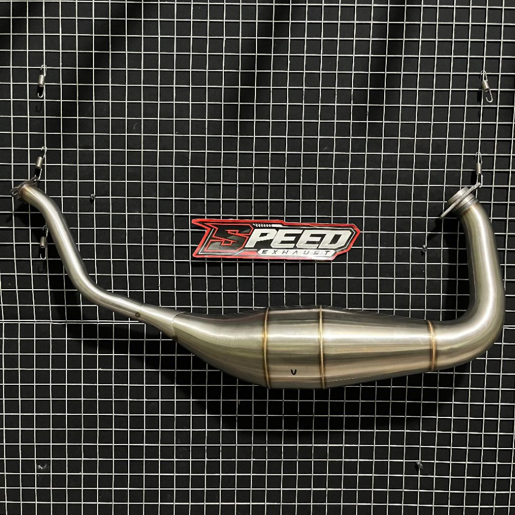 Chamber Perut Knalpot Ninja 150 SS R RR Model Press Leher L Kobra Step Variasi