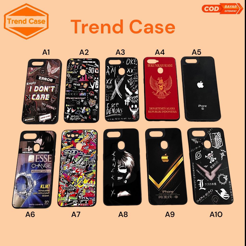 Case Hp Tipe OPPO A5S / A7 / A12 / A11K (PART 3) / Case Bening / Clear Case / Clear case Gambar / Ca