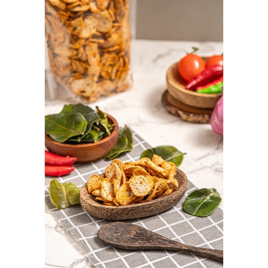 

Basreng Koin Pedas Manis Daun Jeruk 1Kg