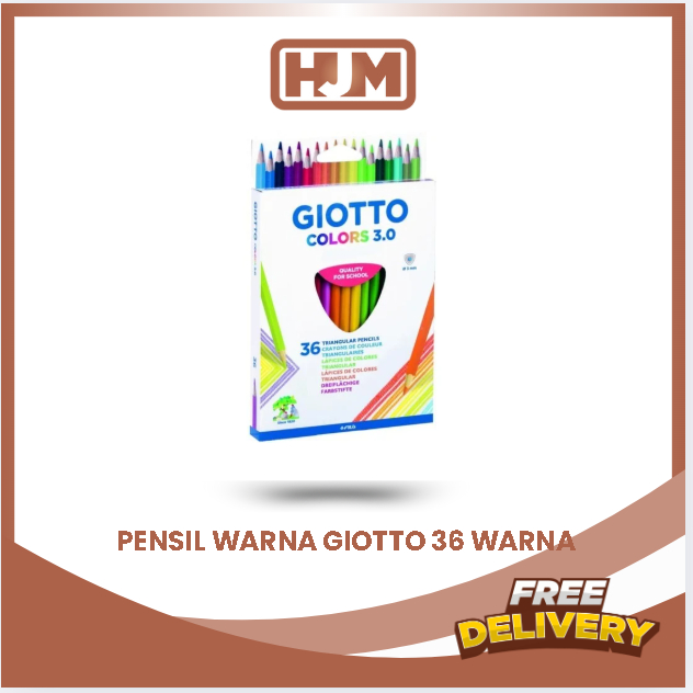 

GIOTTO COLORS 3.0 PENSIL WARNA 36 W
