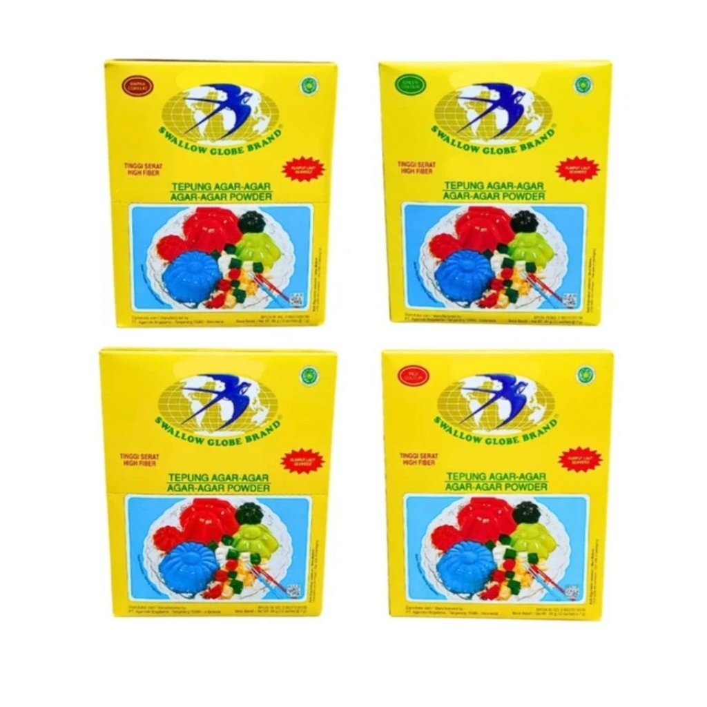 

SWALLOW GLOBE AGAR AGAR SACHET 7 GR (1 DUS 12 SACHET)