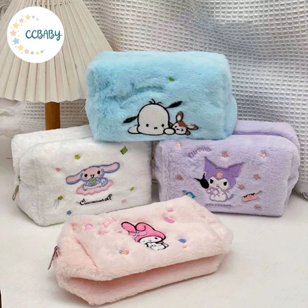 

Tempat Pensil Pouch Kotak Bulu Boneka Kuromi My Melody