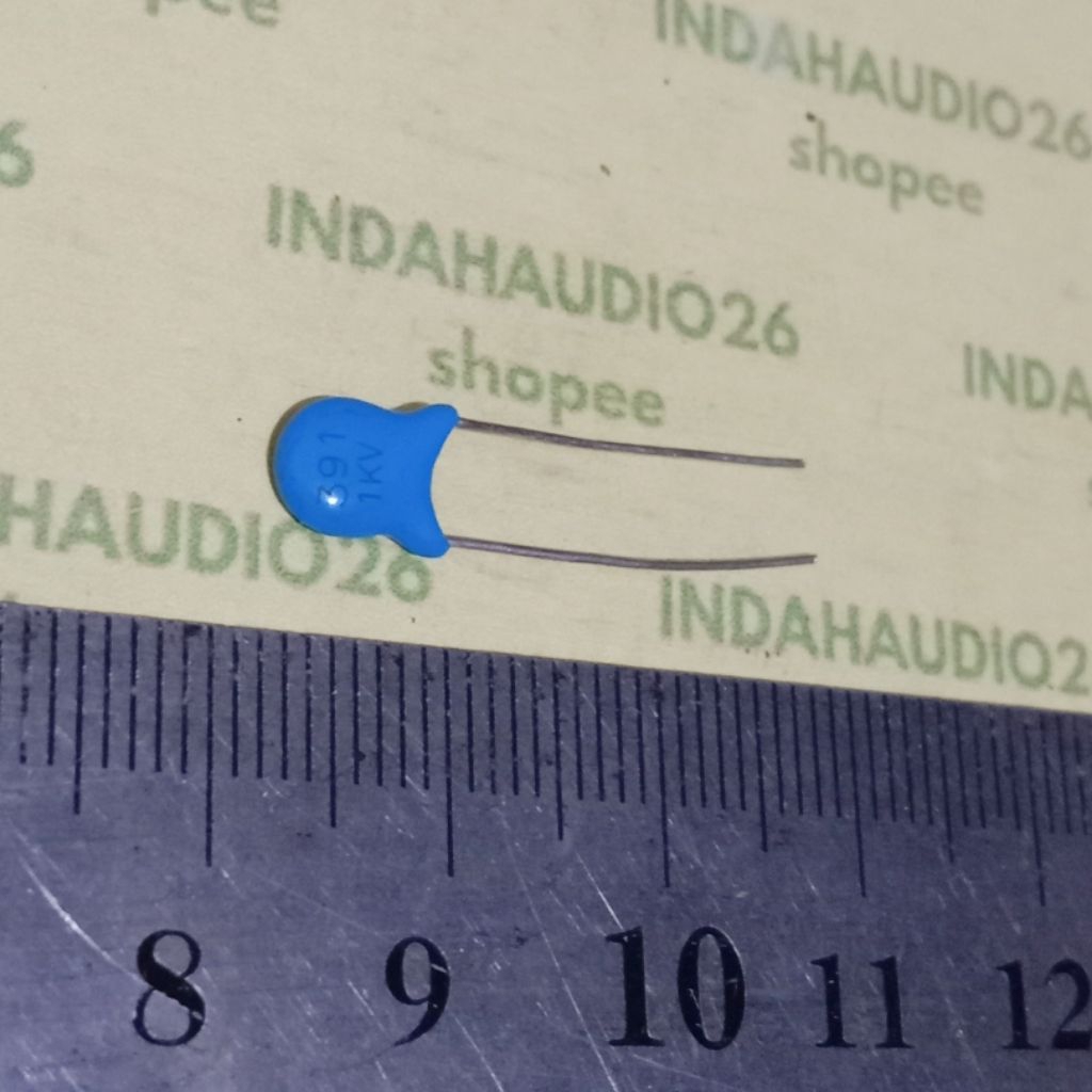 ceramic disc capacitors 391  1kv 5mm 390pf 390p kapasitor keramik biru 390 p pf 1000v capacitor