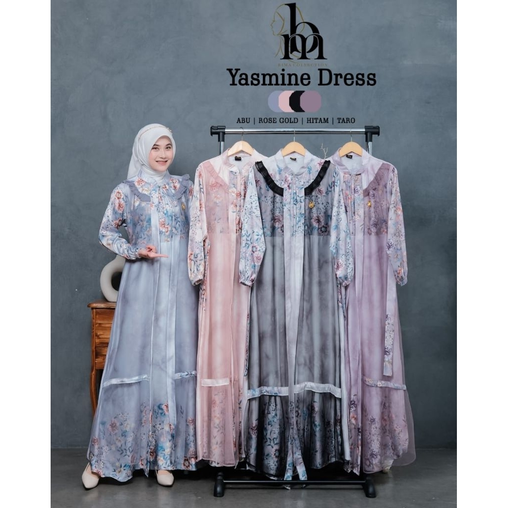 YASMINE DRESS Kondangan mewah remaja dewasa ORIGINAL BM AKU KARISSA