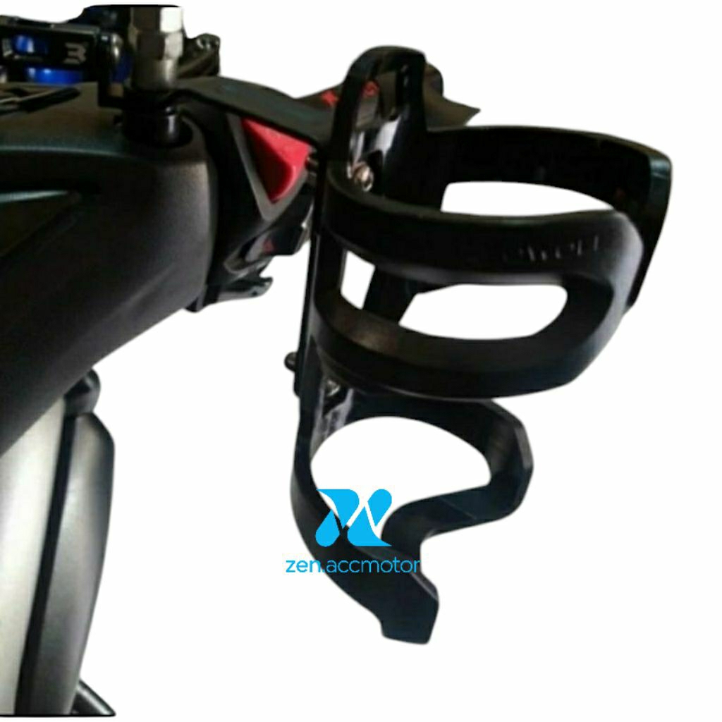 HOLDER tempat Botol Minum MOTOWOLF Di spion & Stang motor ataupun sepeda ontel