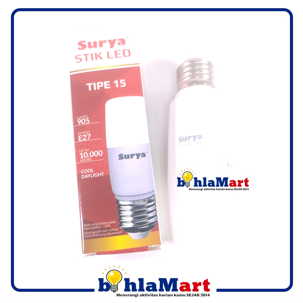 SURYA Lampu Stik 15Watt Hemat