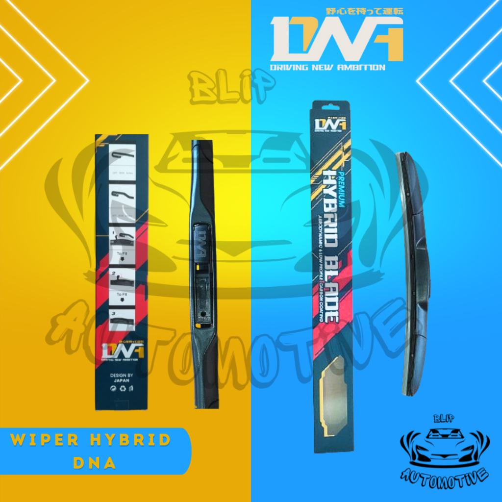 Wiper Mobil DNA Hybrid Blade / Wiper Hybrid Blade DNA Original / Wiper Hybrid DNA / Wiper Mobil DNA