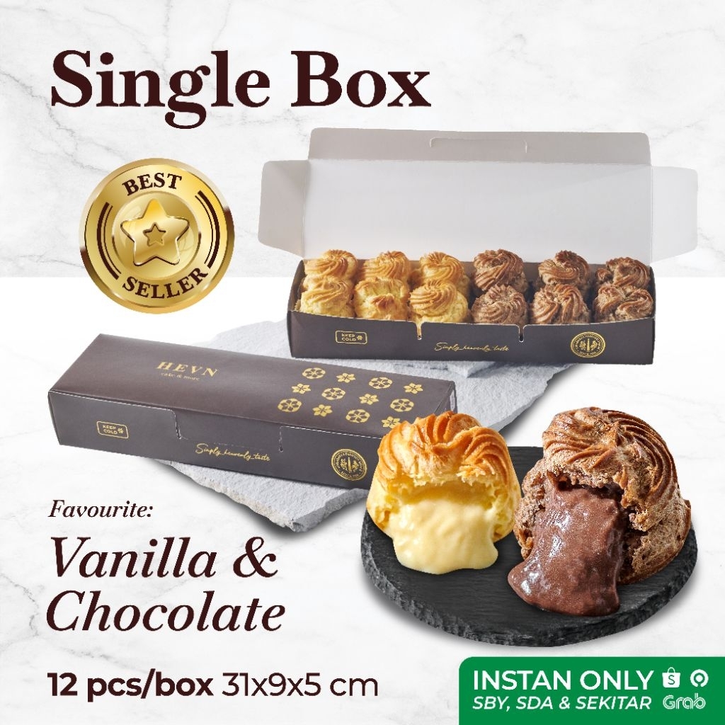 

ZUZ CHOUX SINGLE BOX (MIX VANILLA CHOCO)