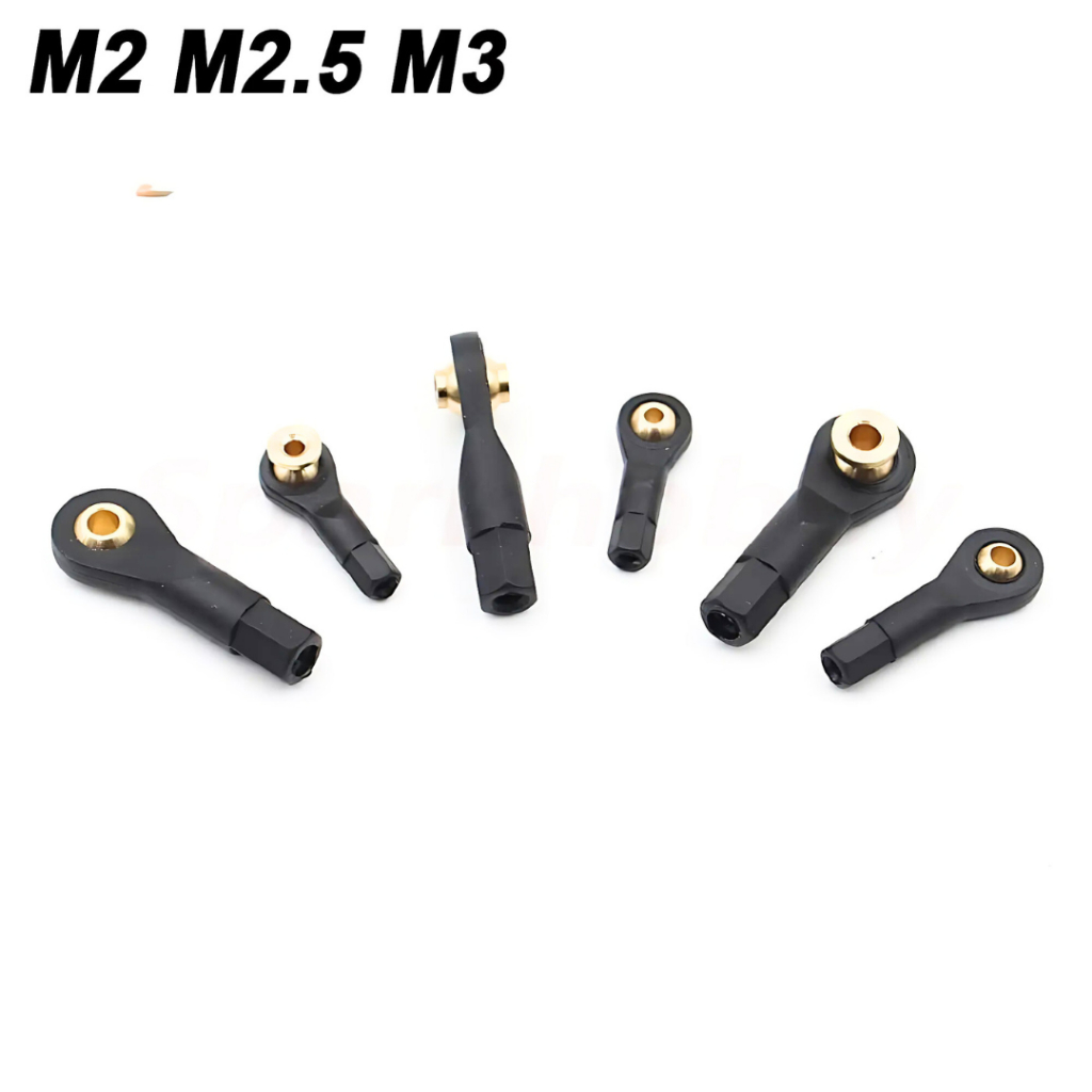 INJORA plastik NYLON M2 M2.5 end rod ball head lingkage ball joint buckle rc model toys rc boat