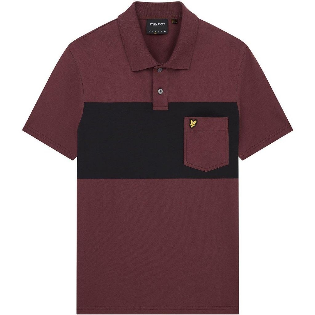 Lyle and Scott Utility Polo Shirt Beetroot Original