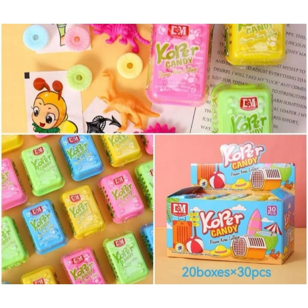 

30 Pcs Permen Keras Lollipop Candy Koper