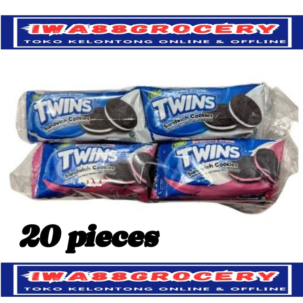 

Twins sandwich biskuit 20pieces