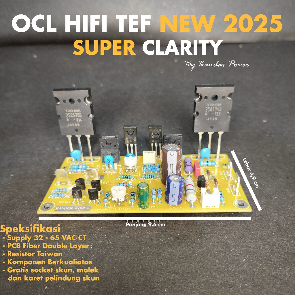 Kit Driver Ocl Hifi Versi Baru Super Clean Bandar Power
