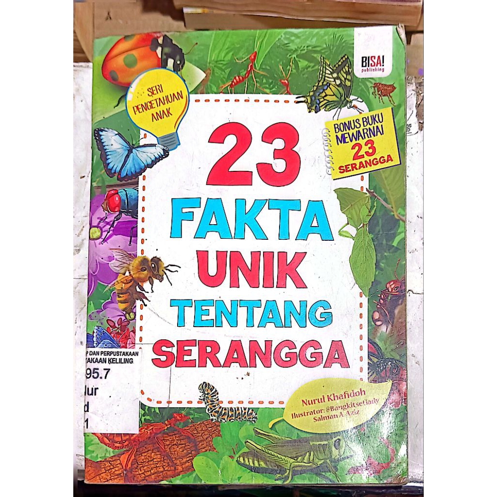 BUKU BEKAS 23 FAKTA UNIK TENTANG SERANGGA