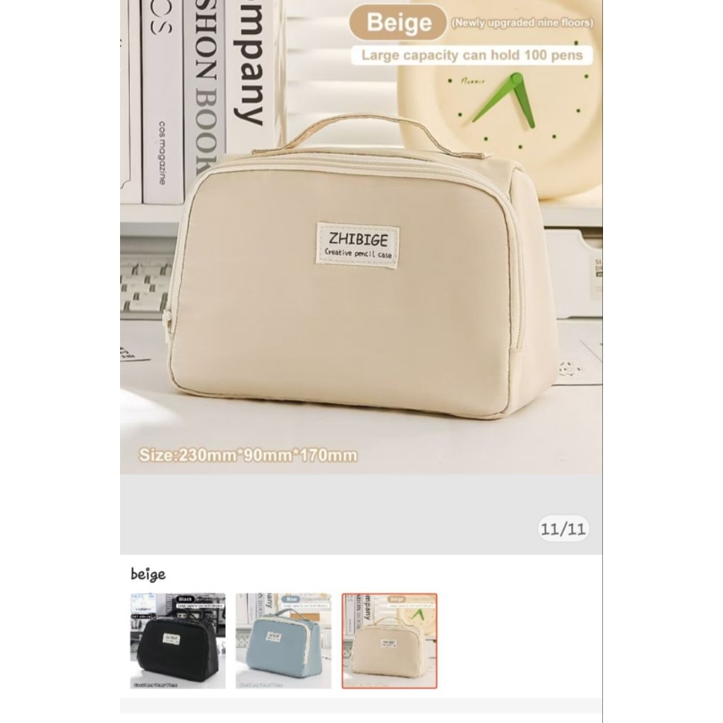 

SALE TAS PENSIL ATK BEIGE