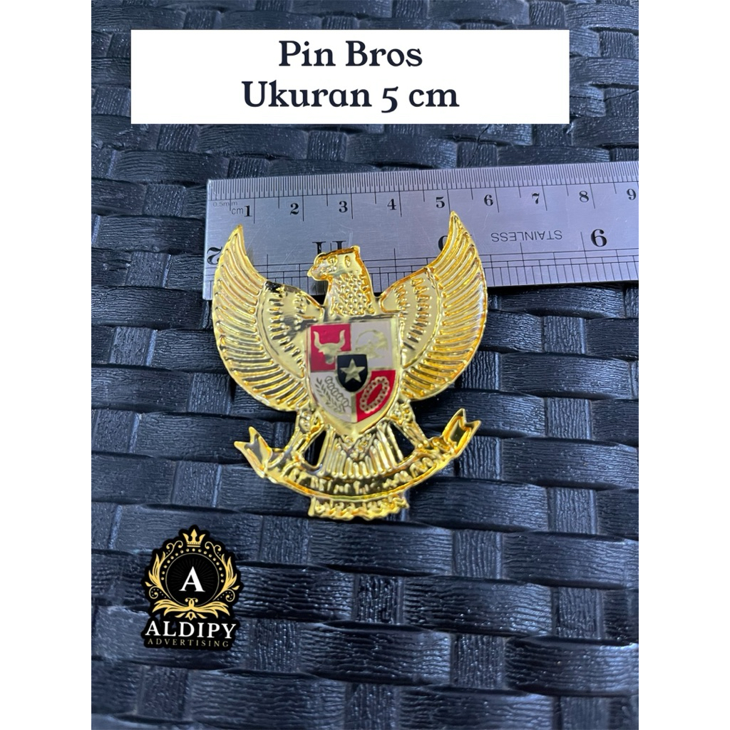 Pin Garuda Pancasila Pin Bros Baju Pin Garuda Ukuran 5 cm  Pin Garuda Berkualitas
