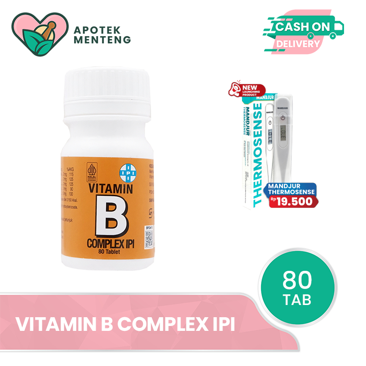 IPI Vitamin B Complex 80 Tablet - Memelihara Kesehatan Tubuh
