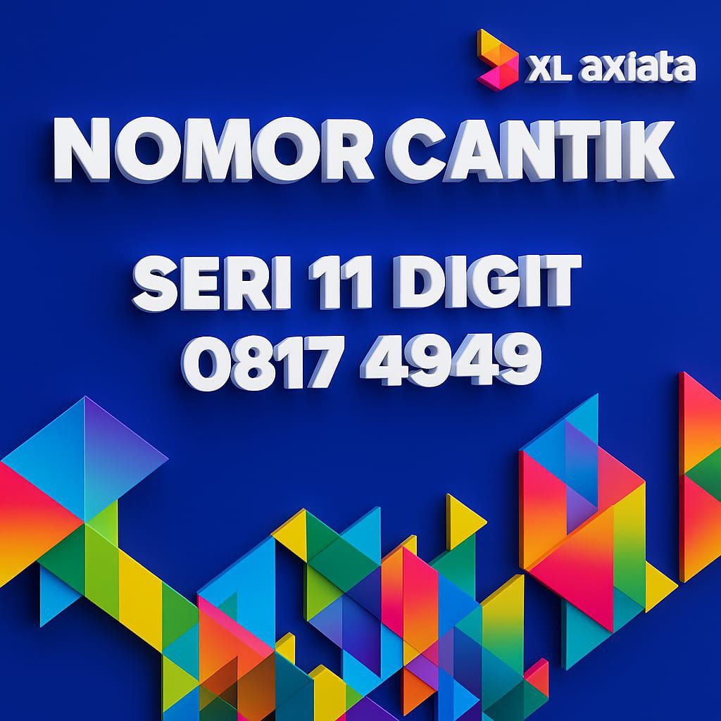 KARTU PERDANA NOMOR CANTIK XL AXIATA 11 digit