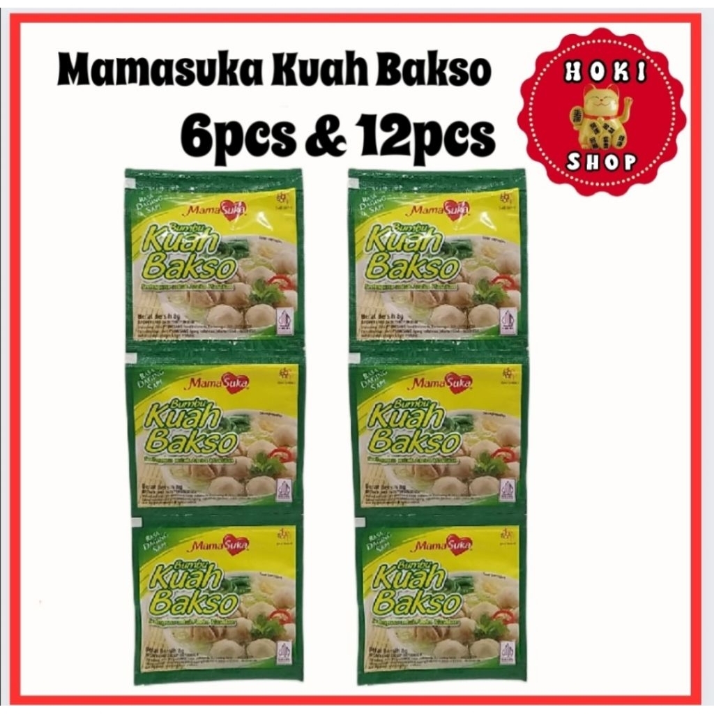 *Mamasuka Kuah Bakso 8g / Mamasuka Bumbu Bakso / Bakso Mamasuka / Kuah Bakso
