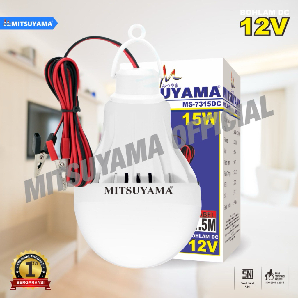 Lampu Bohlam Led Emergency DC Aki Mitsuyama Ms-7303DC