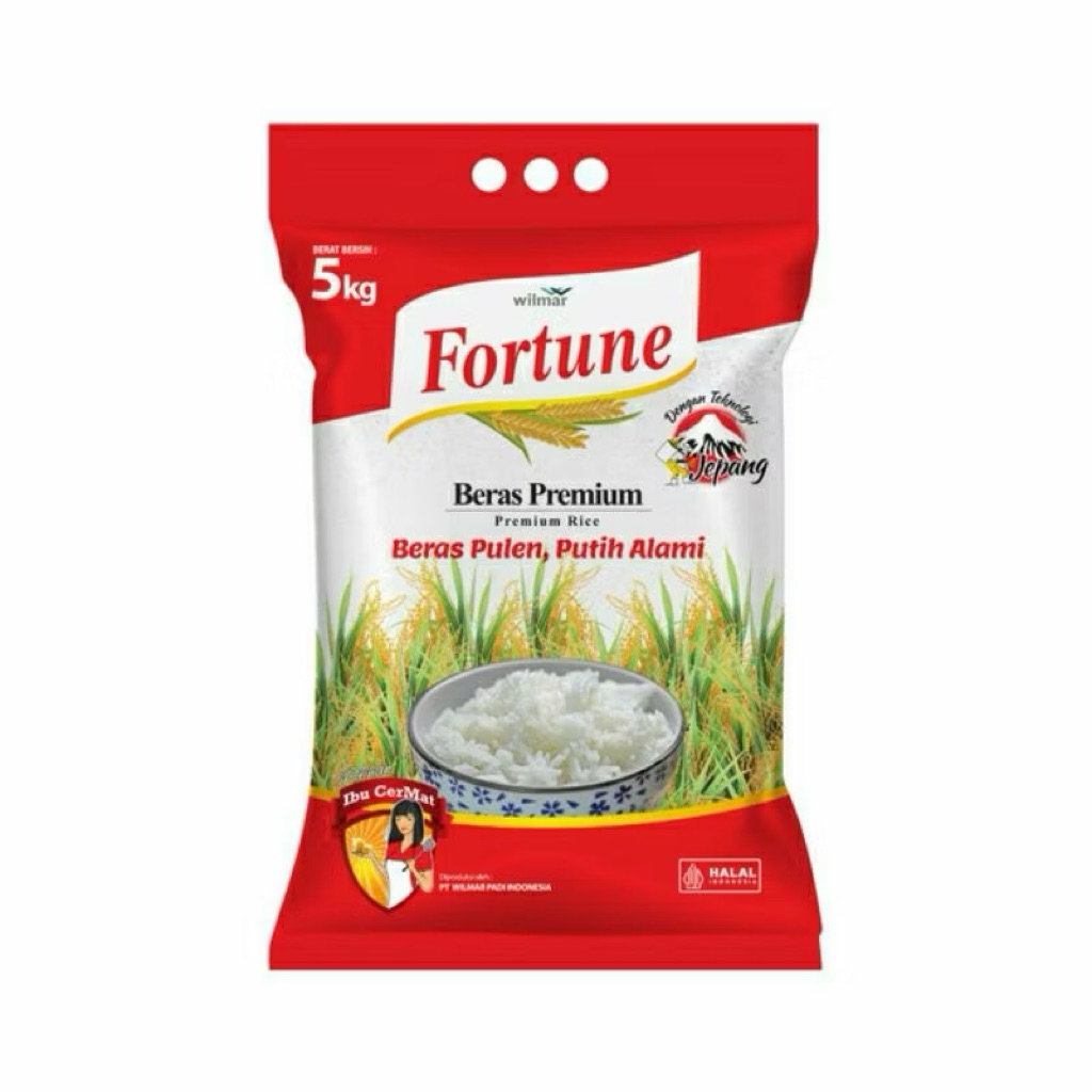 

Fortune Beras Premium 5kg / Beras Fortune 5kg