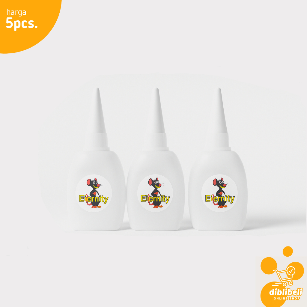 Lem Eternity Jumbo - Alteko Eternity Gambar Tikus - Lem Setan Eternity Serbaguna 5pcs
