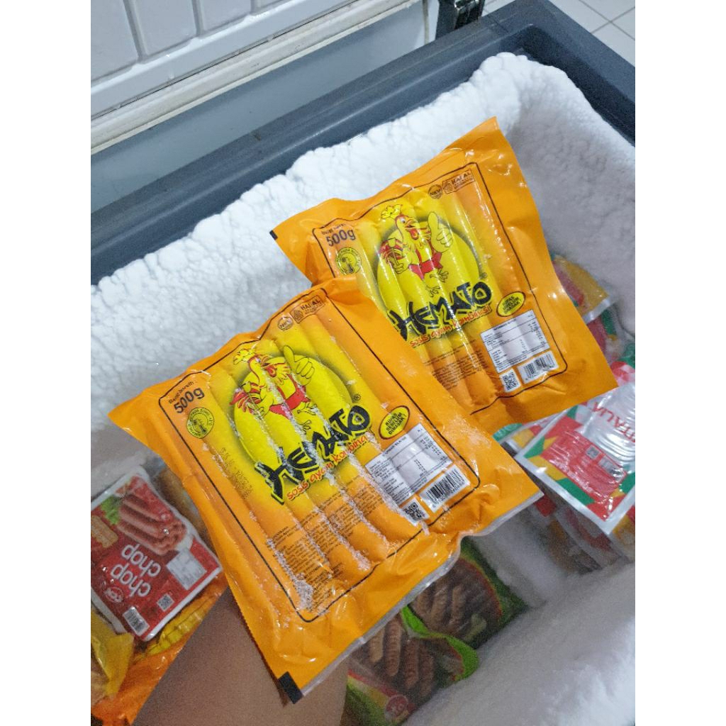 

Hemato sosis ayam isi 15 pcs 500 gr