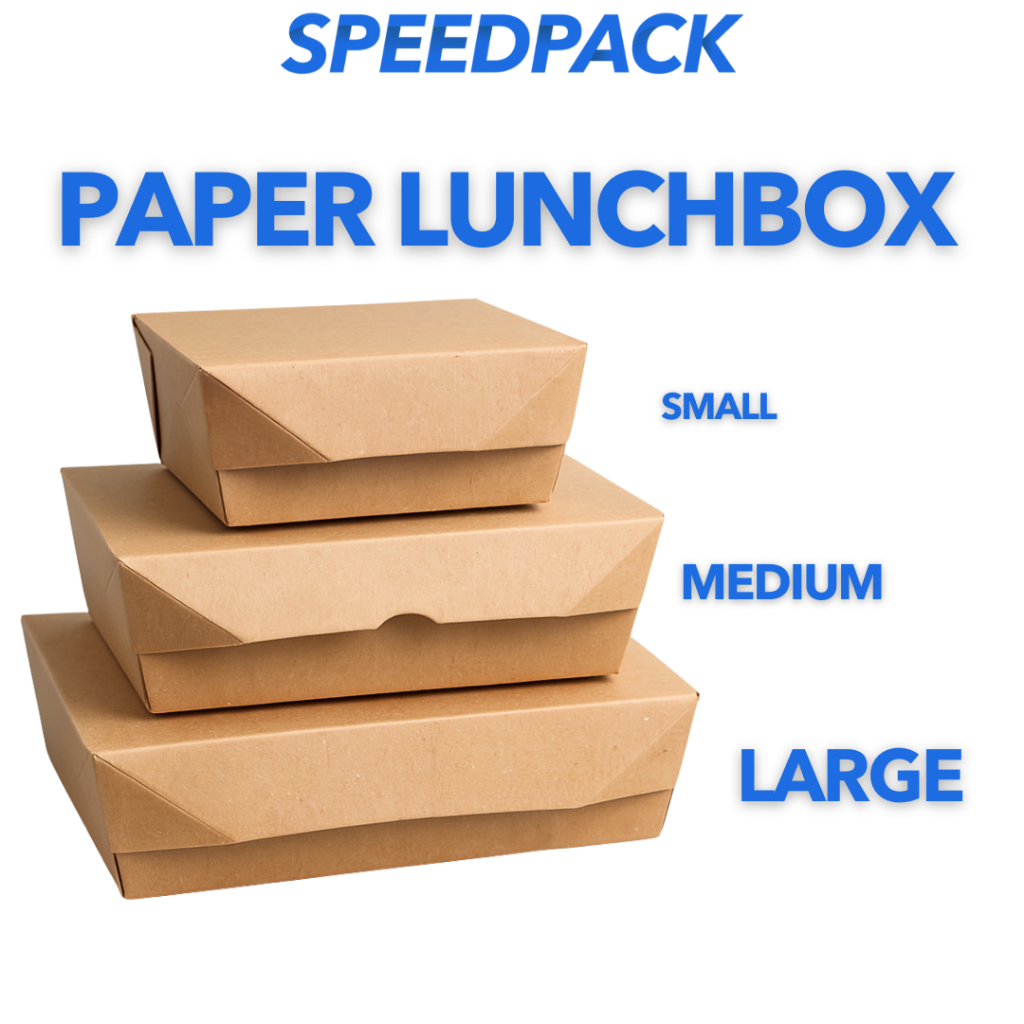 Lunch Box Kertas Makanan Nesto Ukuran S M L | Lunch Box Forming Paper Anti Bocor