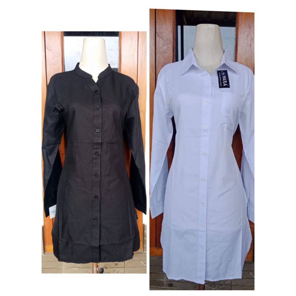 Tunik putih//tunik hitam //tunik hitam wanita//tunik putih wanita//tunik santri//tunik muslimah//tun