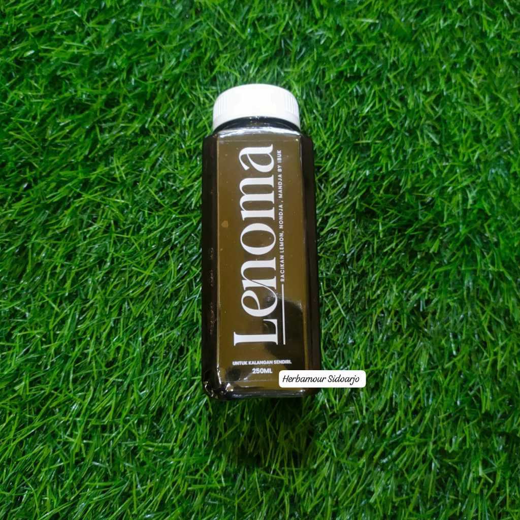 

LENOMA 250ml (Minuman Racik Kesehatan Campuran Pure Lemon, Nondja, dan Madu Mandja by HERBAMOUR)