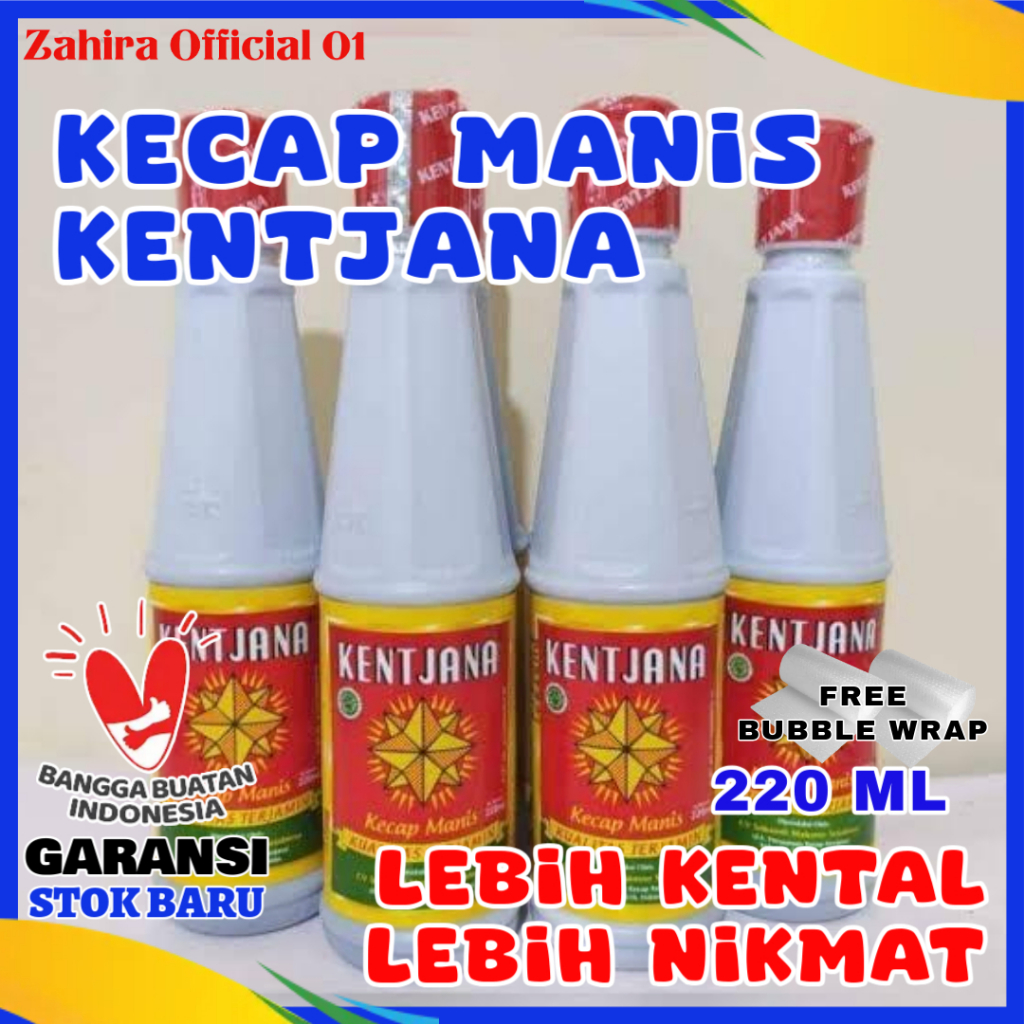 

Kecap Manis Kentjana 220ml Asli Kebumen / Kecap Manis